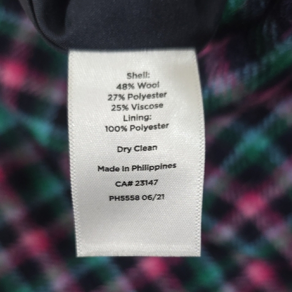 Talbots Pink Green and Blue Knee-Length Pencil Skirt - Picture 3 of 7